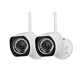 Zmodo Outdoor Wireless Security Camera System, 2 Pack 1080p Full HD...