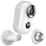 ZUMIMALL Security Cameras Wireless Outdoor with Magnetic Mount, 2.4G...