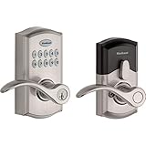 Kwikset SmartCode 955 Keyless Keypad Door Auto Lock with Handle,...