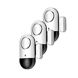 120 DB Loud Door and Window Open Alarm Sensor 3 Pack for Kids,...