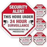 SmartSign 'Security Alert - This Property Under 24 Hour Surveillance,...