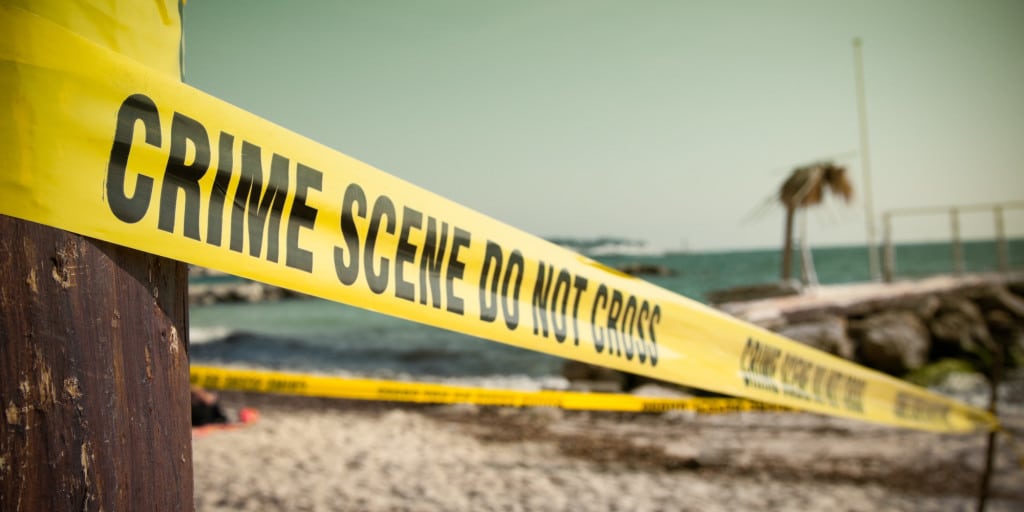 Crime Scene at the beach