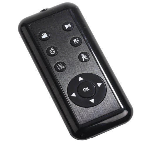black key fob for alarm control