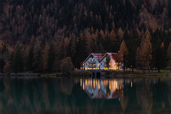 house in isolated area