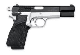 Black and silver pistol