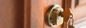 key used to open the door lock