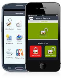 iPhone displaying Protect America app