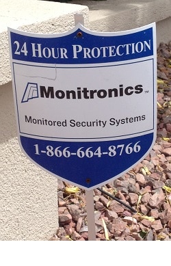 Monitroincs yard sign