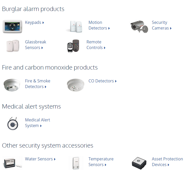 Ackerman burglar alarm products