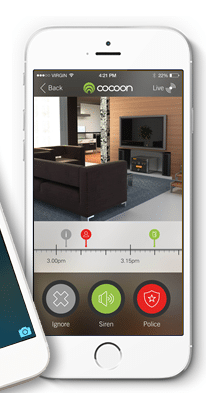 Cocoon App on Smart phone