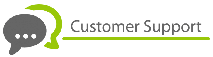 Customer service banner