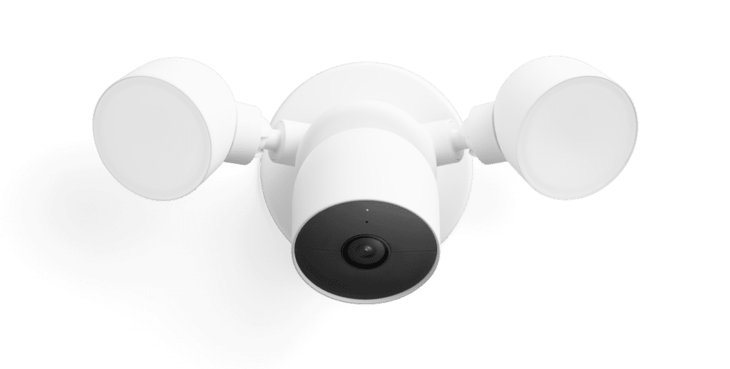 ADT Security Camera Google Nest Cam with floodlight