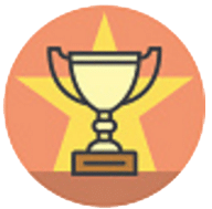 gold trophy icon