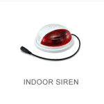 Indoor siren with red flashable light