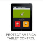 iPad displaying Protect Americas app