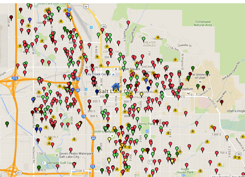 Salt Lake City FamilyWatchdog Crime data