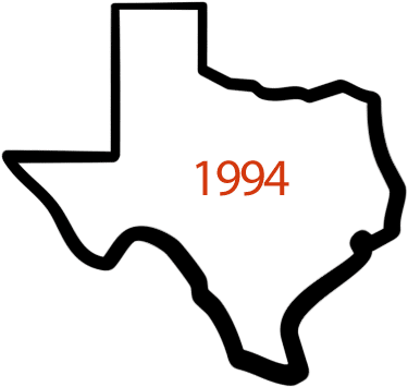 Texas icon with 1994 in middle