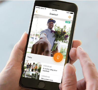 video footage of vivint doorbell
